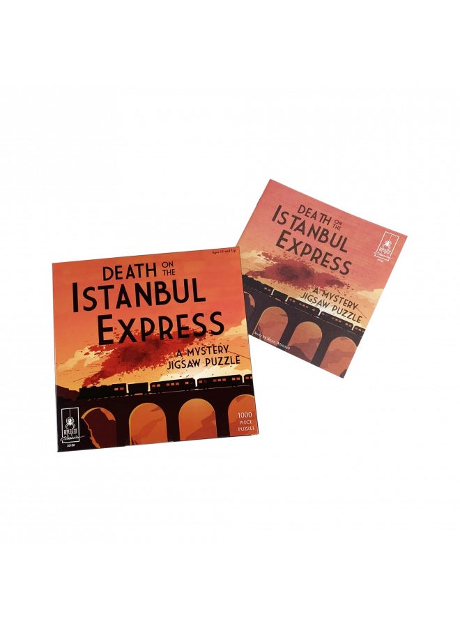 Murder Mystery Party | Classic Mystery Jigsaw Puzzle, Death On The Istanbul Express, 1,000 Piece Jigsaw Puzzle