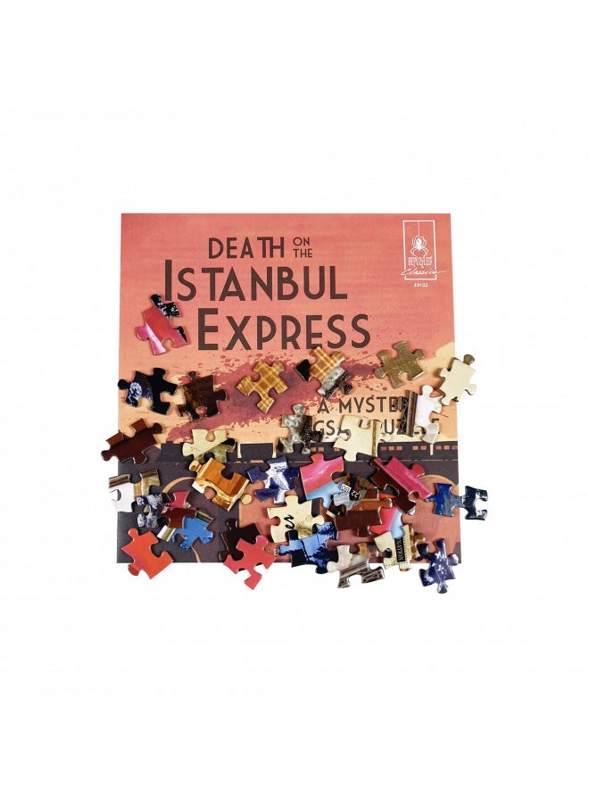 Murder Mystery Party | Classic Mystery Jigsaw Puzzle, Death On The Istanbul Express, 1,000 Piece Jigsaw Puzzle