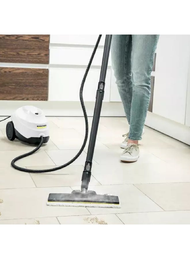 1900W SC 3 EasyFix Corded Steam Vacuum Cleaner White and Black 25.4 x 23.5 x 36 cm JE1.513-652 1900 W JE1.513-652 White and Black