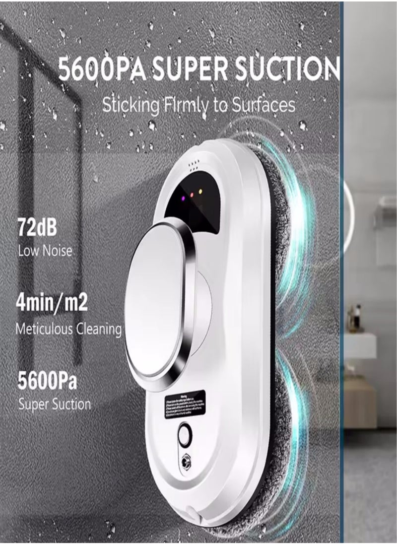 5600Pa Vacuum Cleaner Robot Remote Control Window Cleaning Robot MEMS Path-clean Sensor Silent Window Glass Wipe Cleaning Robot