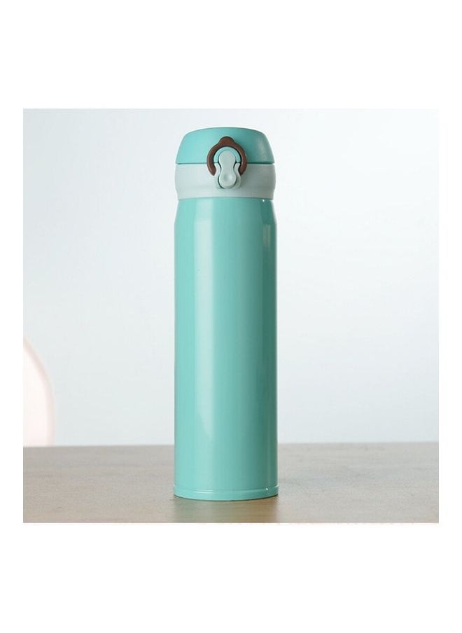 Portable Stainless Steel Vacuum Flask with Airtight Lid Blue