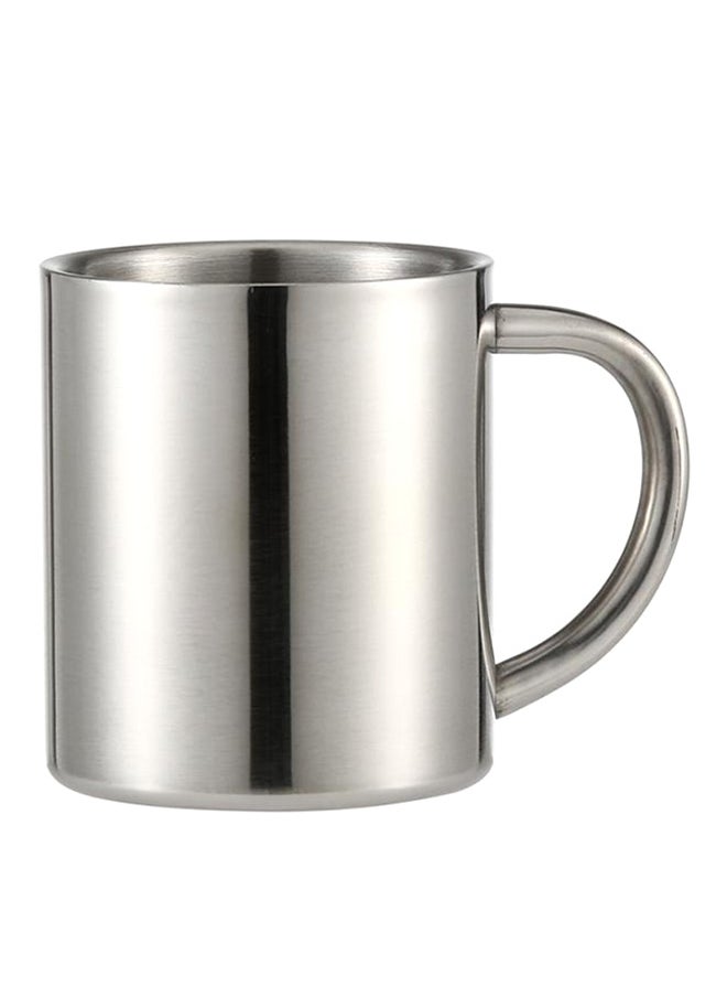 Stainless Steel Travel Cup Silver 7x8.2centimeter