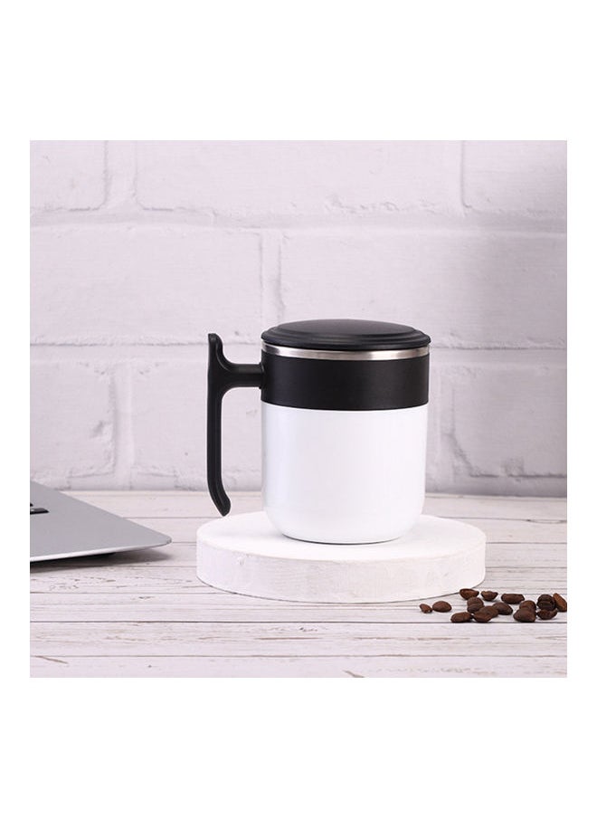 Self Stirring Mug With Lid Automatic Magnetic Stirring Coffee Cup Grey