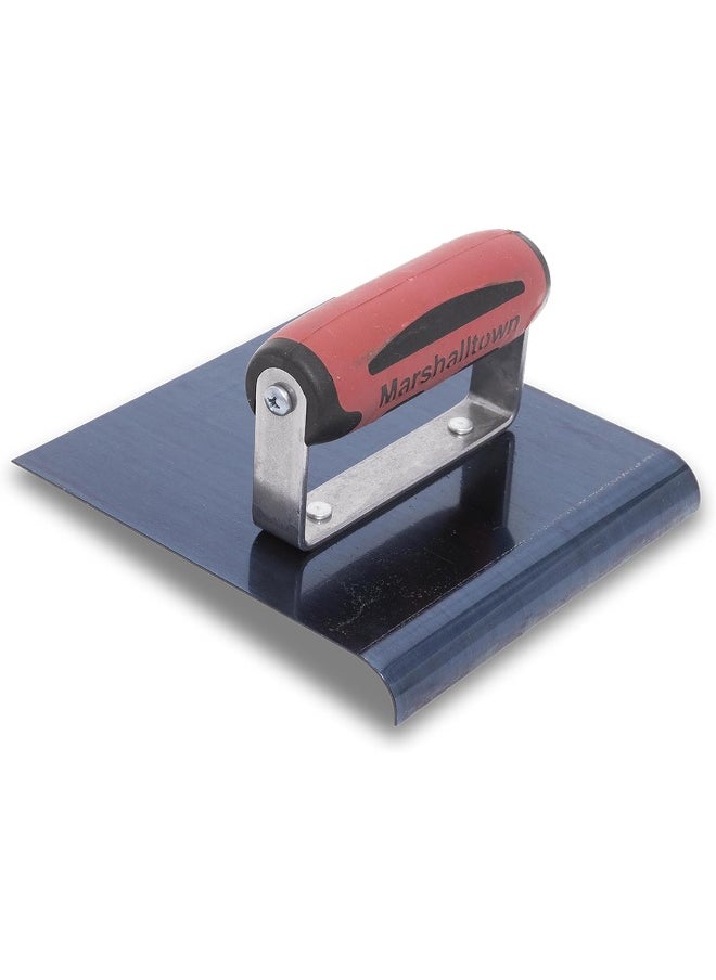 The Premier Line 162Bd 6-Inch By 6-Inch Blue Steel Edger With Durasoft Handle