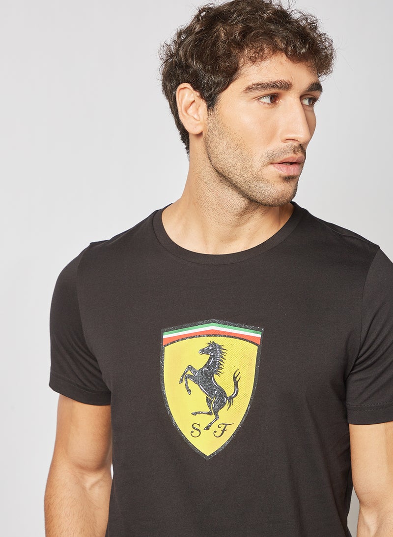 Scuderia Ferrari Race Shield T-Shirt Black