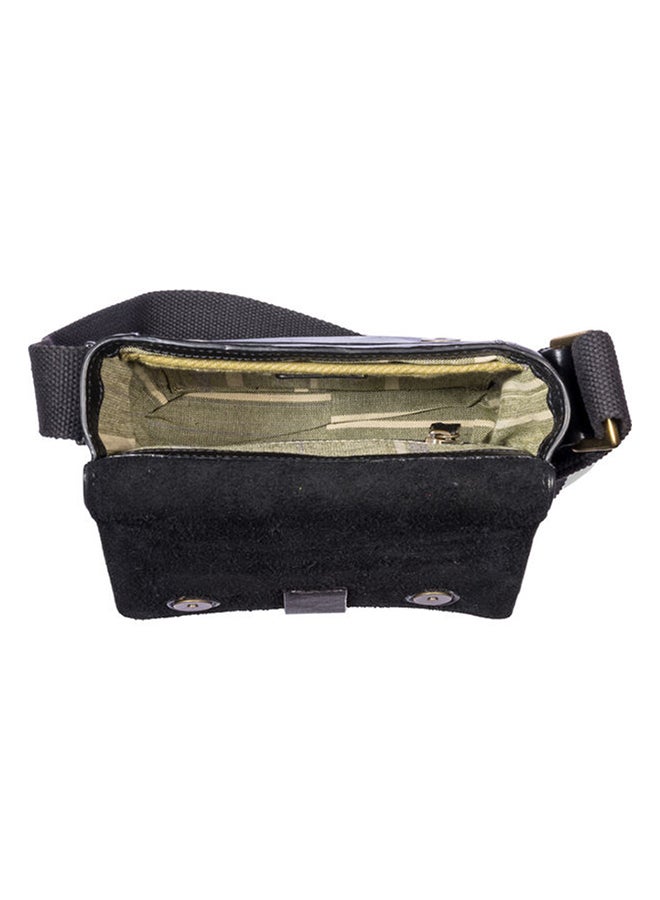 Aiden Messenger Bag Black