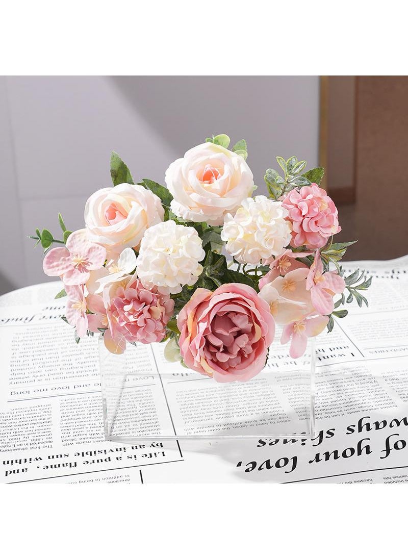 1 Pcs Hydrangea Rose Artificial Flower Wedding Decoration Home Decoration Table Decoration Photography Fake Flower