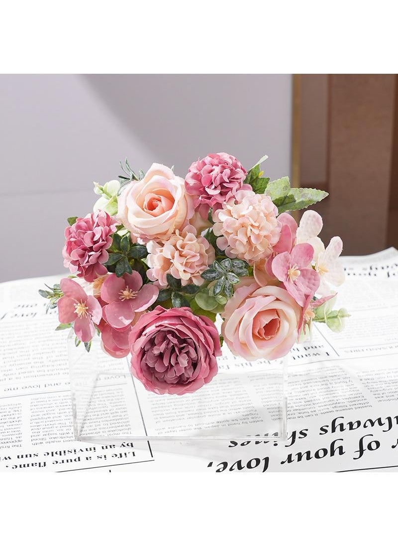 1 Pcs Hydrangea Rose Artificial Flower Wedding Decoration Home Decoration Table Decoration Photography Fake Flower