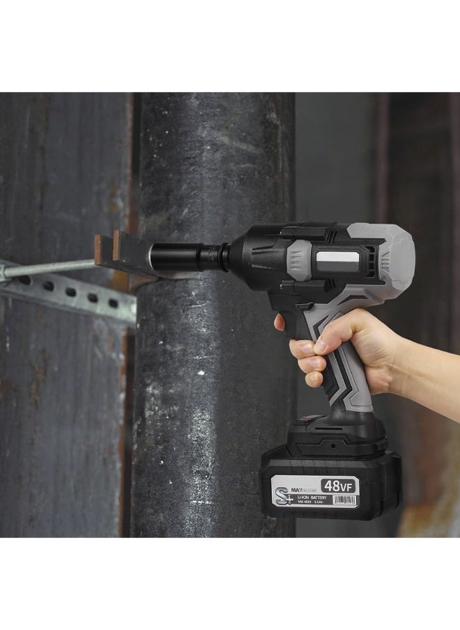 48VF Battery Brushless Impact Wrench with 1080NM High Torque Power Impact Wrench Set