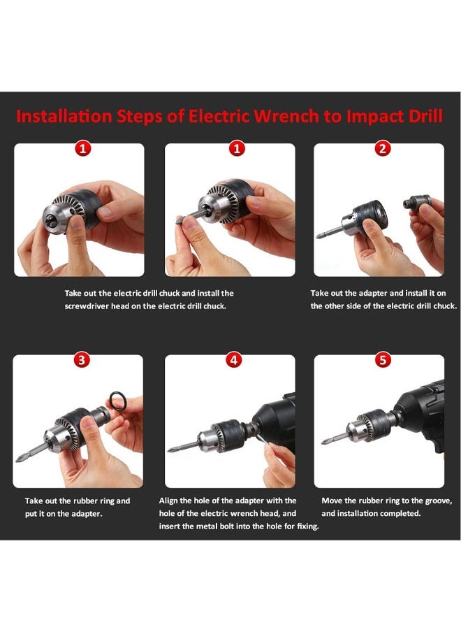 48VF Battery Brushless Impact Wrench with 1080NM High Torque Power Impact Wrench Set