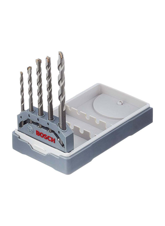 Bosch 5pc CYL-3 Set (4-8) Concrete Drill Bit for Rotary Drills, Impact Drills| Model: 2607017080