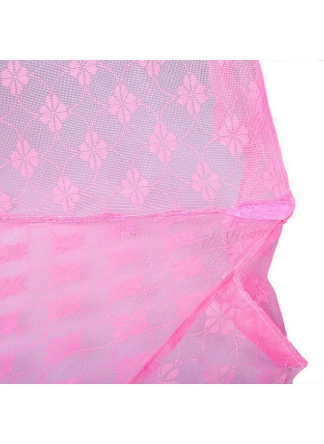 Mosquito Net Floral Design (Pink,Small)