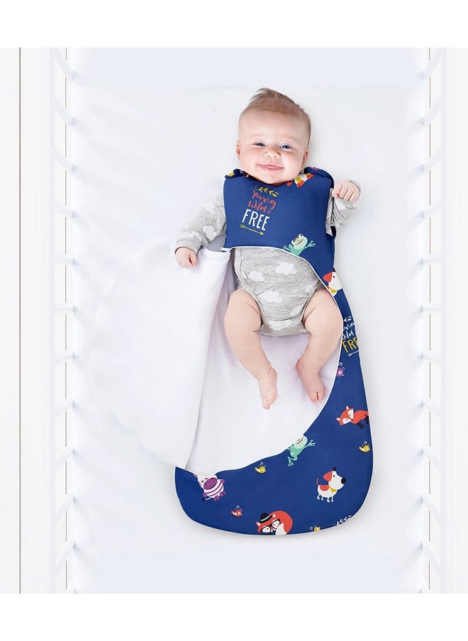 Soft & Comfy Baby Sleeping Sack Bag/Swaddle Bag/Baby Sleeping Pod With Side Zipper Lock For Newborn/Toddler/Infants - Young, Wild & Free