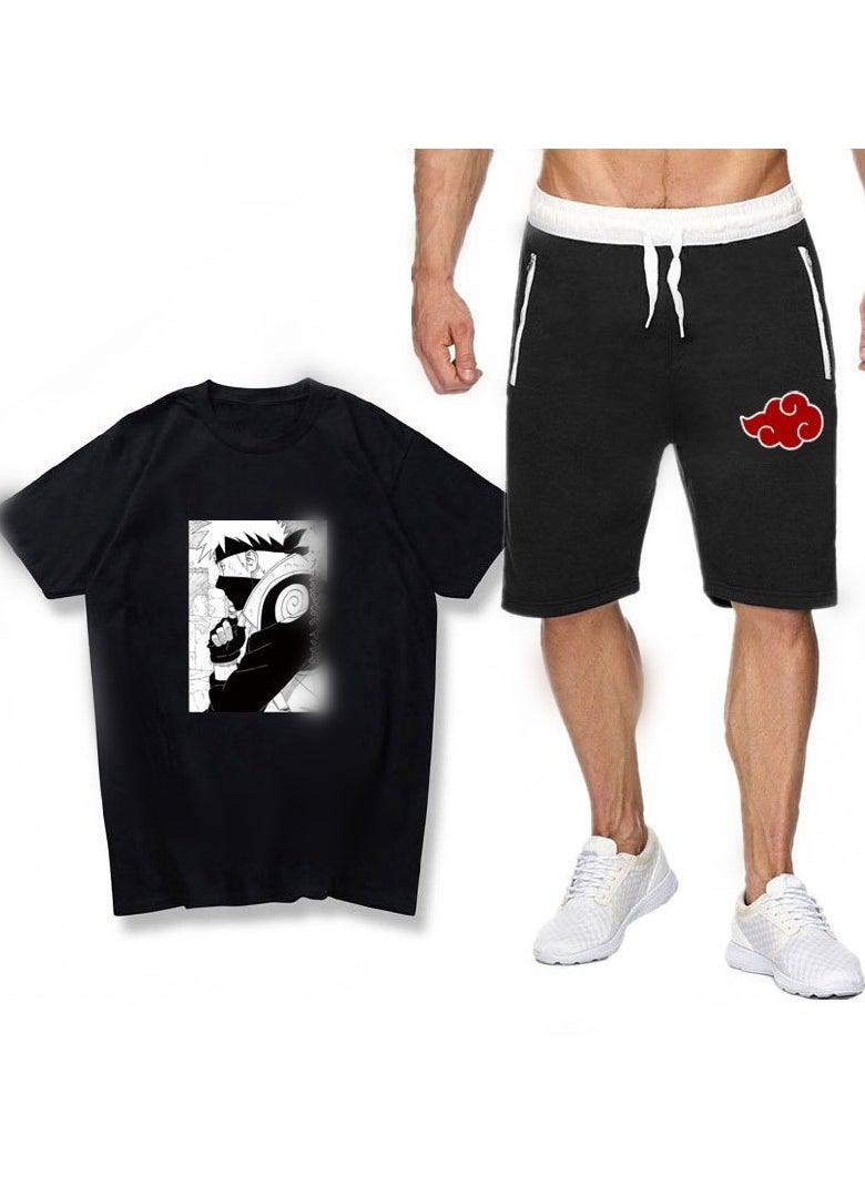 New Hokage Ninja Short Sleeve Shorts Set