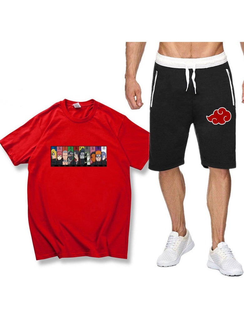 New Hokage Ninja Short Sleeve Shorts Set