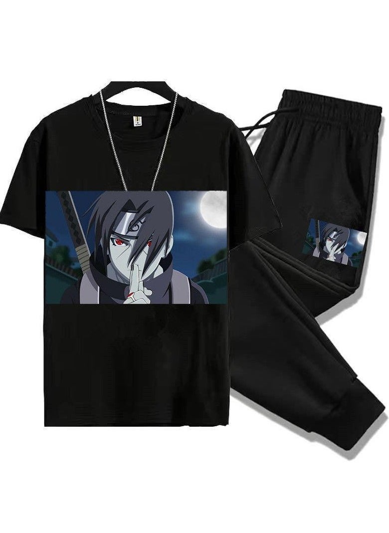 Naruto Boy Hat Cool Summer Short sleeved Pants