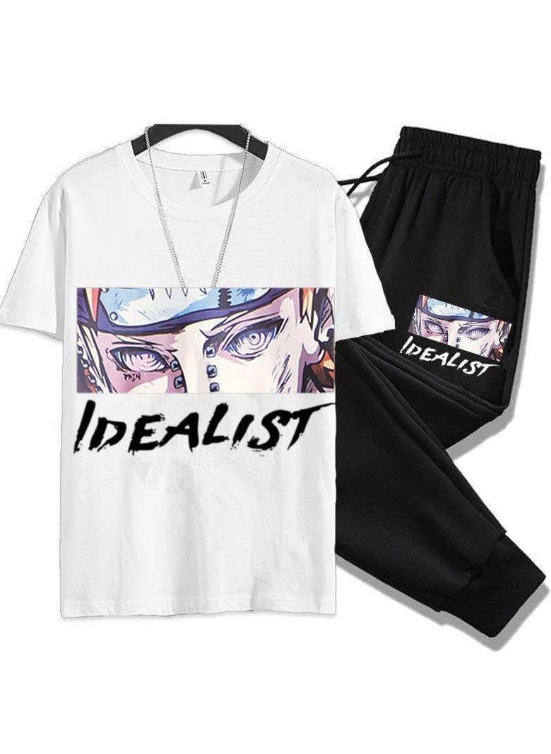 Naruto Boy Hat Cool Summer Short sleeved Pants