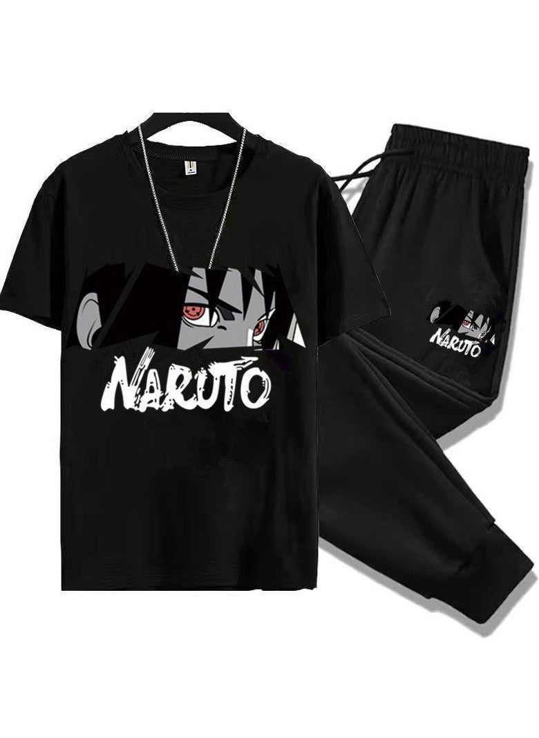 Naruto Boy Hat Cool Summer Short sleeved Pants