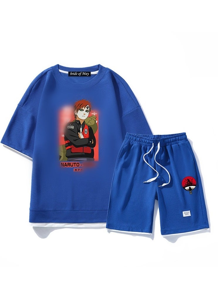 Naruto Trendy Loose Straight Tube Two Piece Set