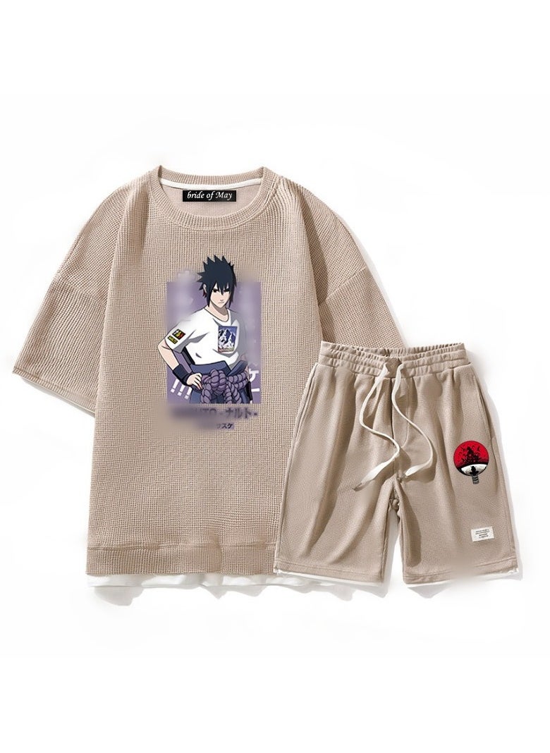 Naruto Trendy Loose Straight Tube Two Piece Set