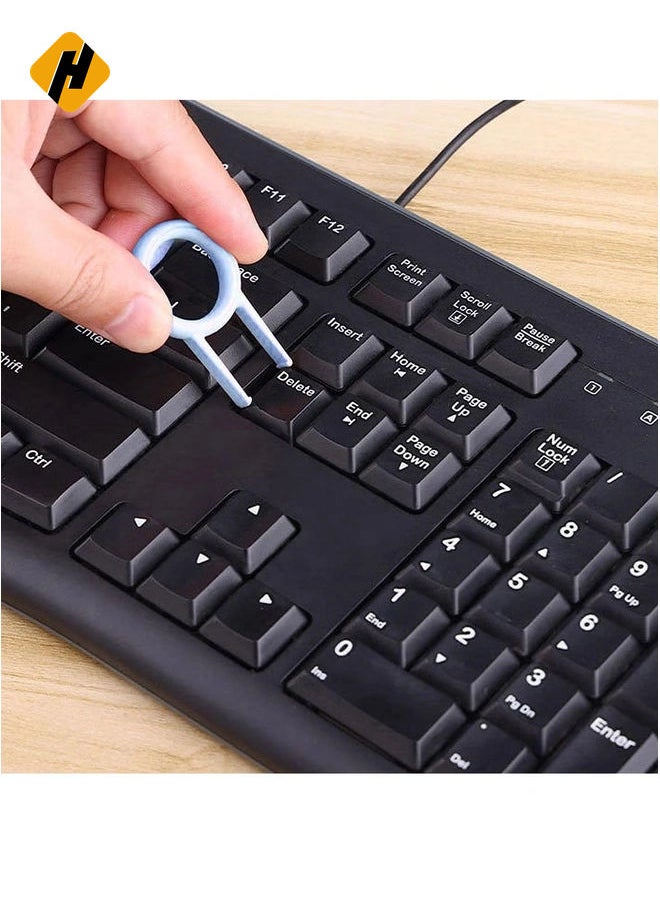 7 in 1 Computer Keyboard Cleaning Brush Set Earbuds Cleaning Pen Wireless Bluetooth Headset Charging Box Electronics Keyboard Cleaning Tools Cleaner Keycap Puller Kit