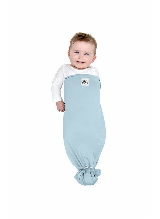 Swaddle - Helps To Reduce The Moro (Startle) Reflex - Made From A Custom Designed Moisture-Wicking Material (Sky)