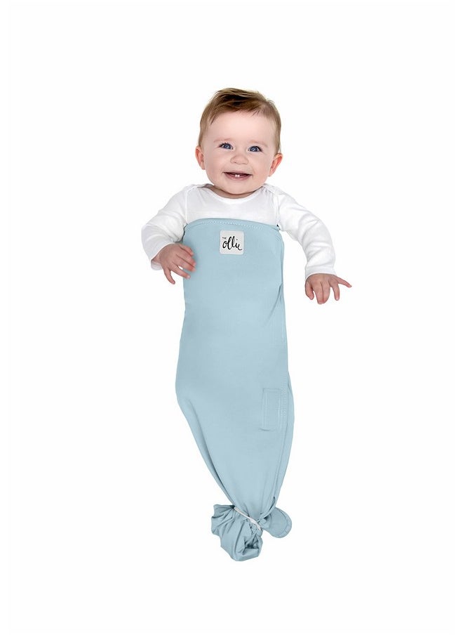 Swaddle - Helps To Reduce The Moro (Startle) Reflex - Made From A Custom Designed Moisture-Wicking Material (Sky)