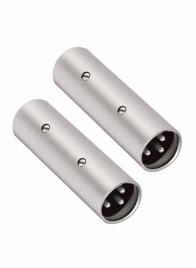 3 Pin XLR Male to Adapter, Microphone Cable 2 Pack