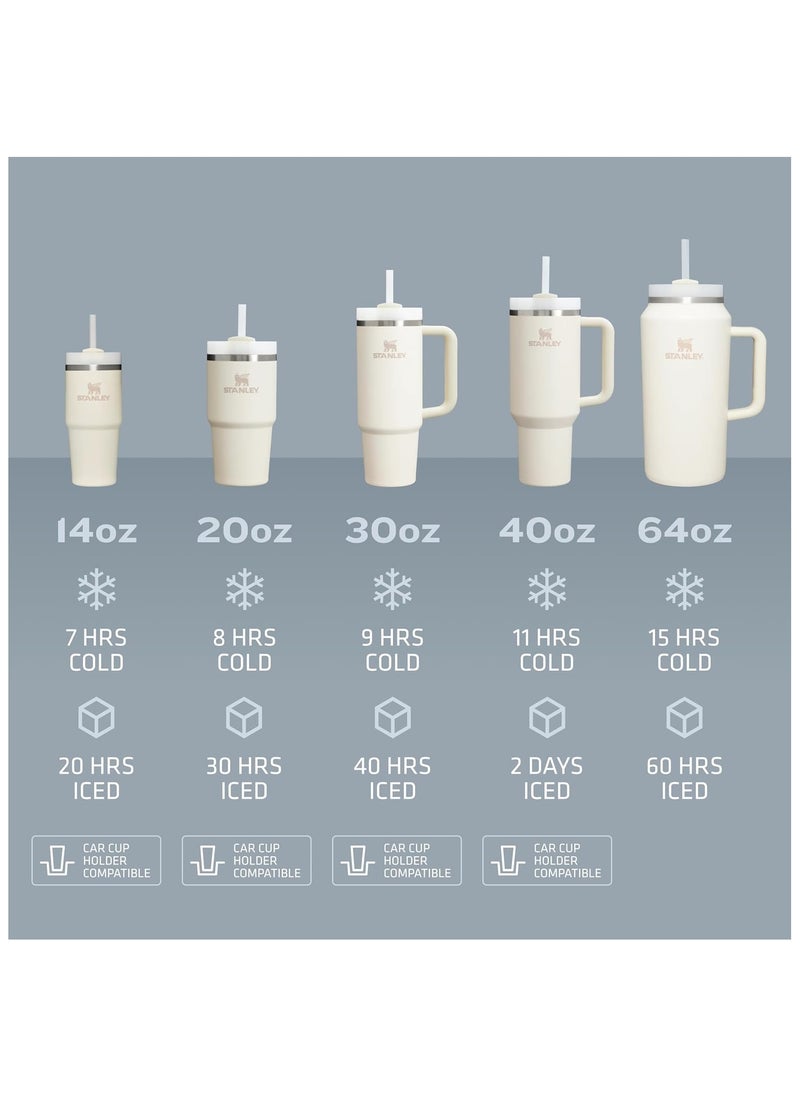 Stanley Quencher H2.O FlowState™ Tumbler 40oz Cream 2.0