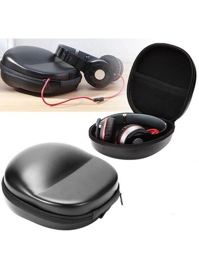 Large Size Storage Box Shockproof Bag for Headset Black,Headphone Case Hard Travel Case for Over The Ear Headphones Foldable Headphone Carrying Case EVA Shell Storage Bag for Wireless Headsets