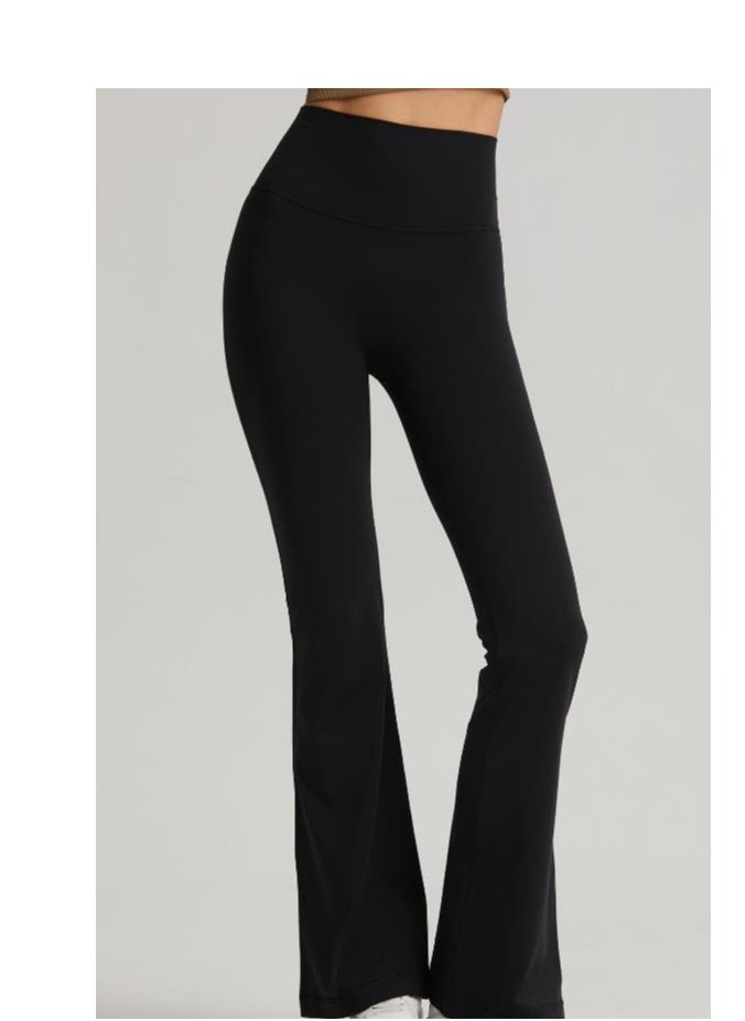 Female High Waisted Fitness Micro Flared Yoga Pants