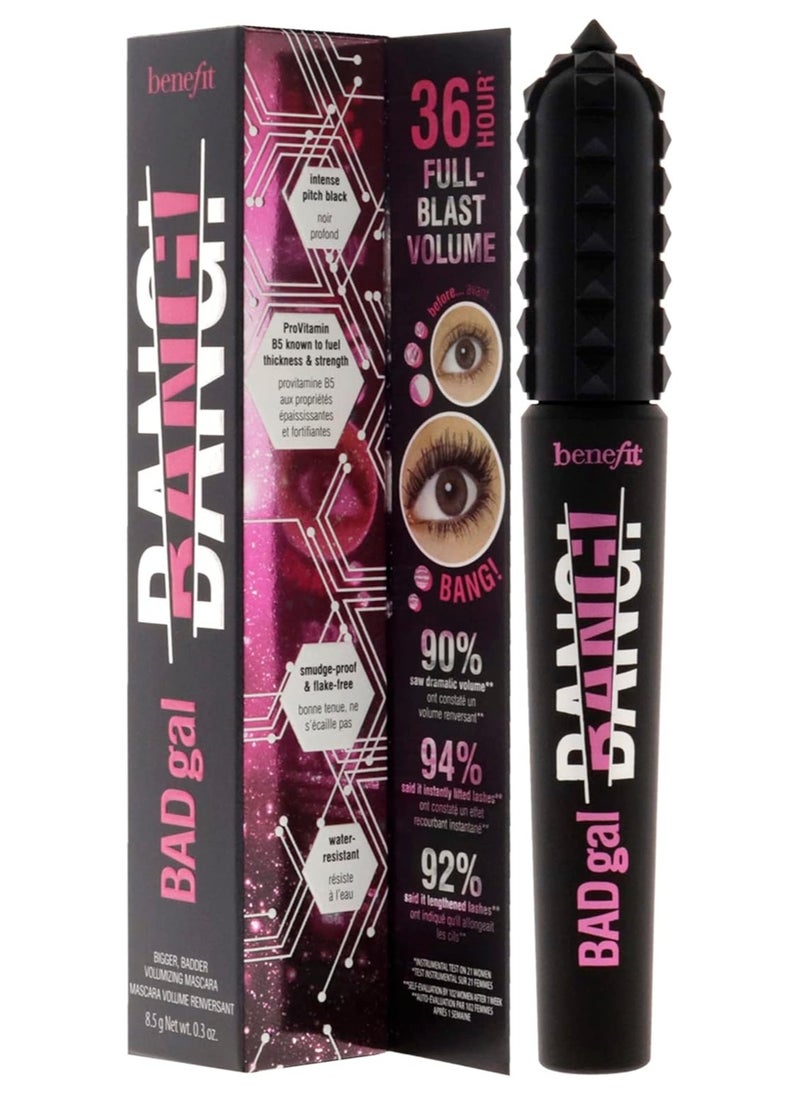 Bad Gal Bang Volumizing Mascara Intense Pitch Black 0.3oz Black