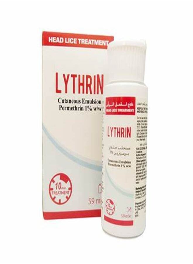 Lythrin head lice treatment emulsion 59ml