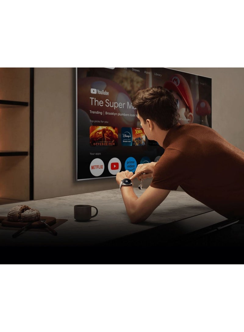 TV Max 85 2025 | Ultra-large 4K display | Quantum Dot display | 144Hz Refresh Rate, Dolby Vision, Dolby Atmos | AI processor | Google TV L85MA-MAXME Dark Gray L85MA-MAXME Dark Gray