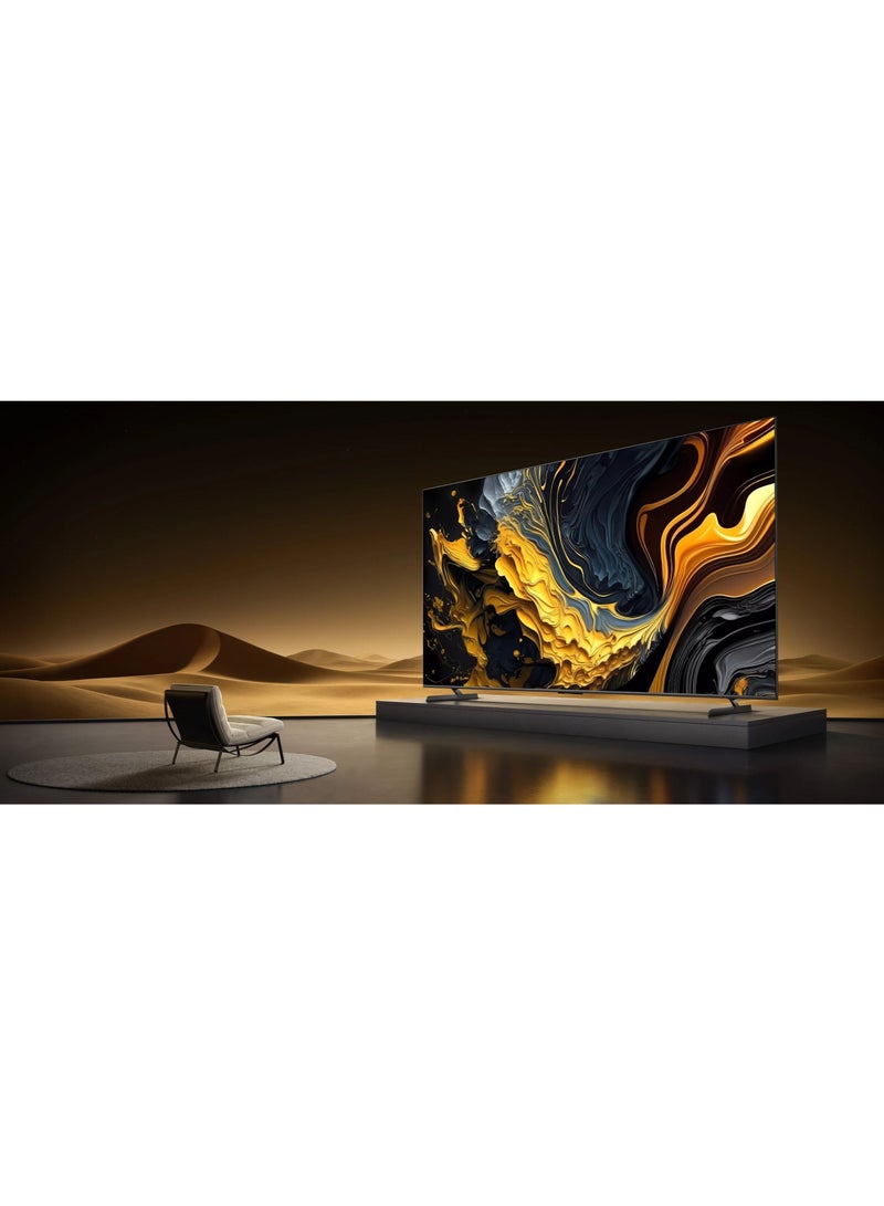 TV Max 85 2025 | Ultra-large 4K display | Quantum Dot display | 144Hz Refresh Rate, Dolby Vision, Dolby Atmos | AI processor | Google TV L85MA-MAXME Dark Gray L85MA-MAXME Dark Gray