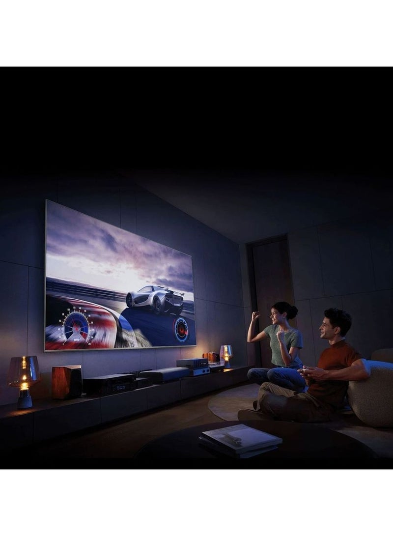 TV Max 85 2025 | Ultra-large 4K display | Quantum Dot display | 144Hz Refresh Rate, Dolby Vision, Dolby Atmos | AI processor | Google TV L85MA-MAXME Dark Gray L85MA-MAXME Dark Gray