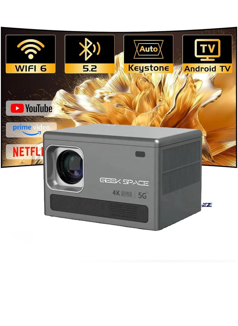 New E450 8K Android 9.0 Dual Wifi6 500 ANSI Allwinner BT5.0 1080P 1280*720P Home