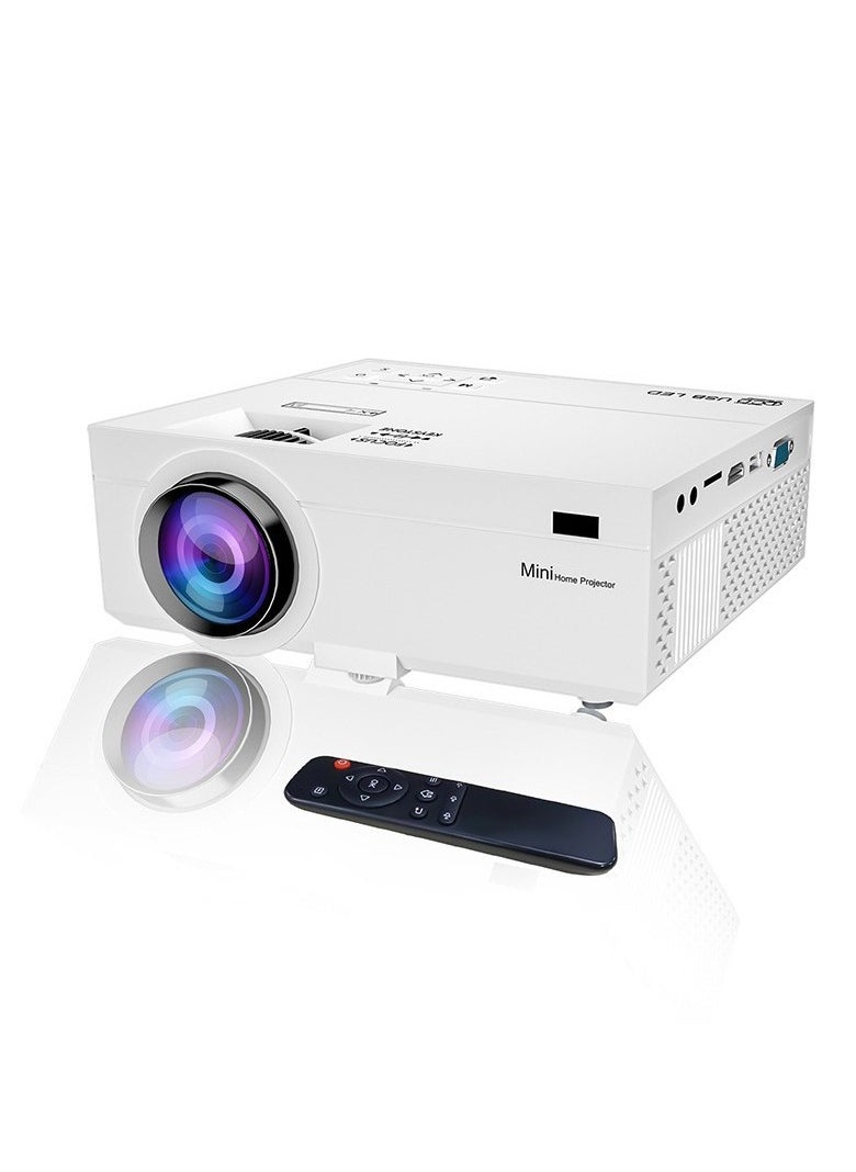 Portable Mini HD Projector for Home Theater with Same Screen Mobile Phone Compatibility