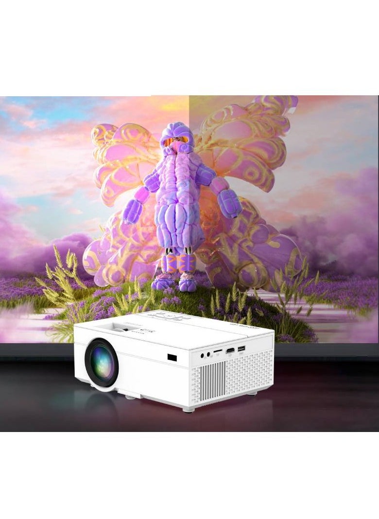 Portable Mini HD Projector for Home Theater with Same Screen Mobile Phone Compatibility