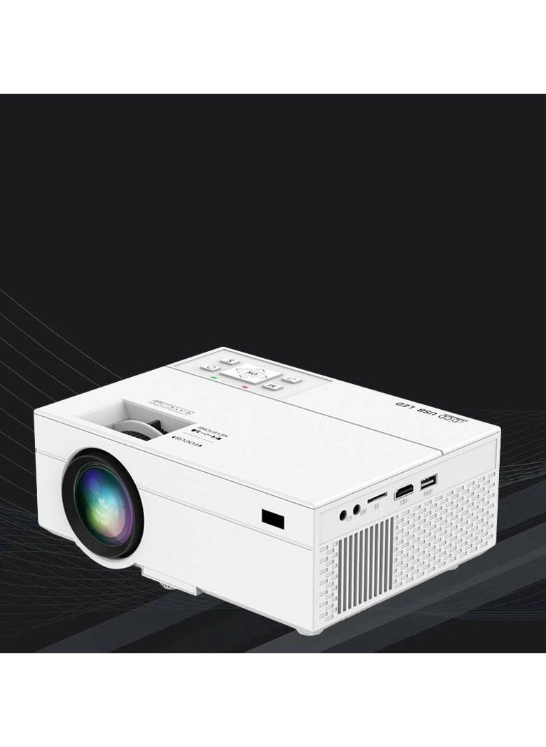 Portable Mini HD Projector for Home Theater with Same Screen Mobile Phone Compatibility