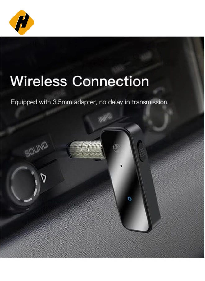 YESIDO YAU25 2-in-1 Bluetooth 5.0 Transmitter Receiver Aux Adapter for Car Home Stereo System.