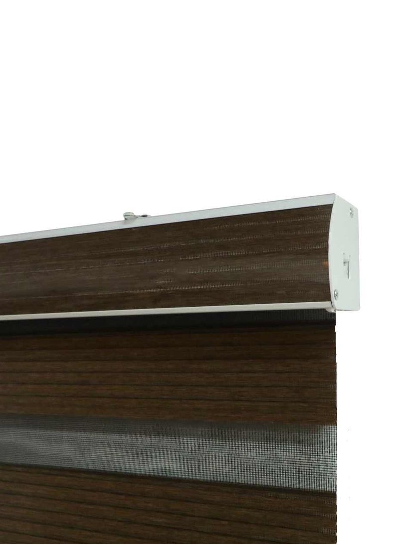 Stylish Zebra Blind – Dual-Layer Light-Filtering Polyester Window Covering for Privacy and Adjustable Light Control
