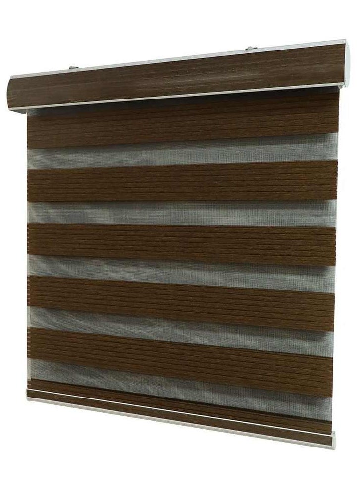 Stylish Zebra Blind – Dual-Layer Light-Filtering Polyester Window Covering for Privacy and Adjustable Light Control