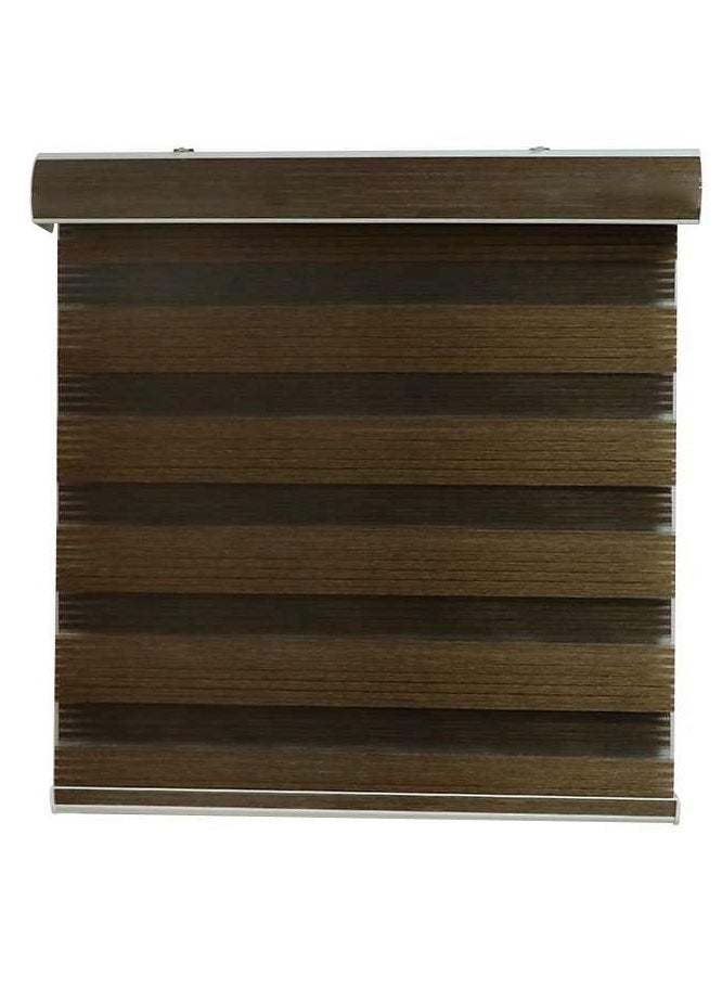 Stylish Zebra Blind – Dual-Layer Light-Filtering Polyester Window Covering for Privacy and Adjustable Light Control