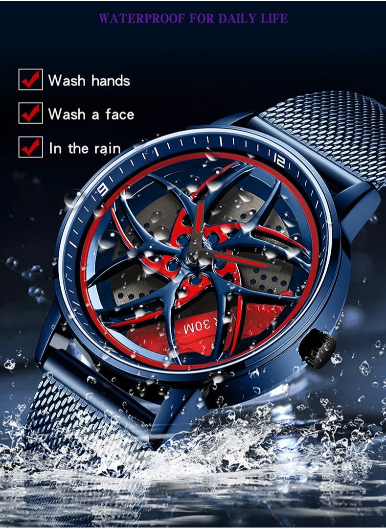 Men's Stylish And Creative Waterproof Quartz Watch