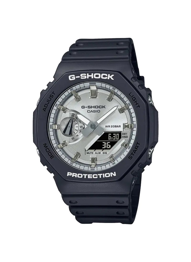 G-Shock Men's Analog & Digital Quartz Black Resin Watch GA-2100SB-1ADR - 45mm