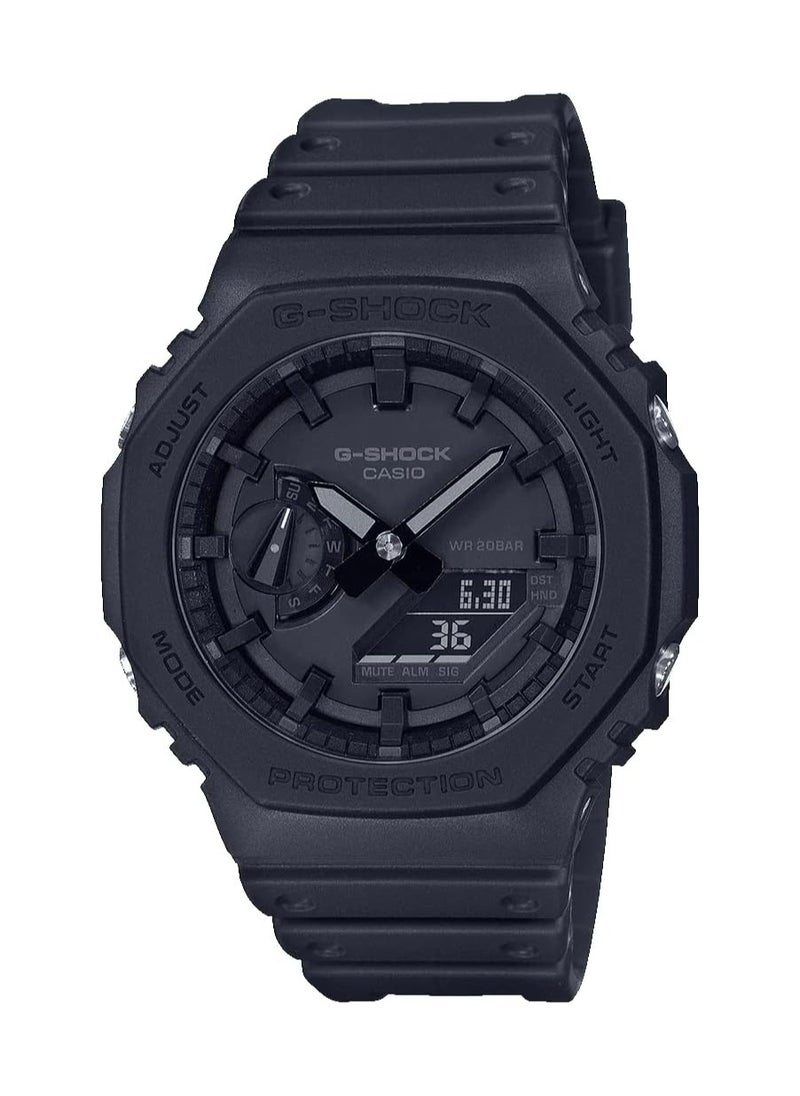 Casio G-Shock Watch Black Dial, Black Band GA-2100-1A1DR