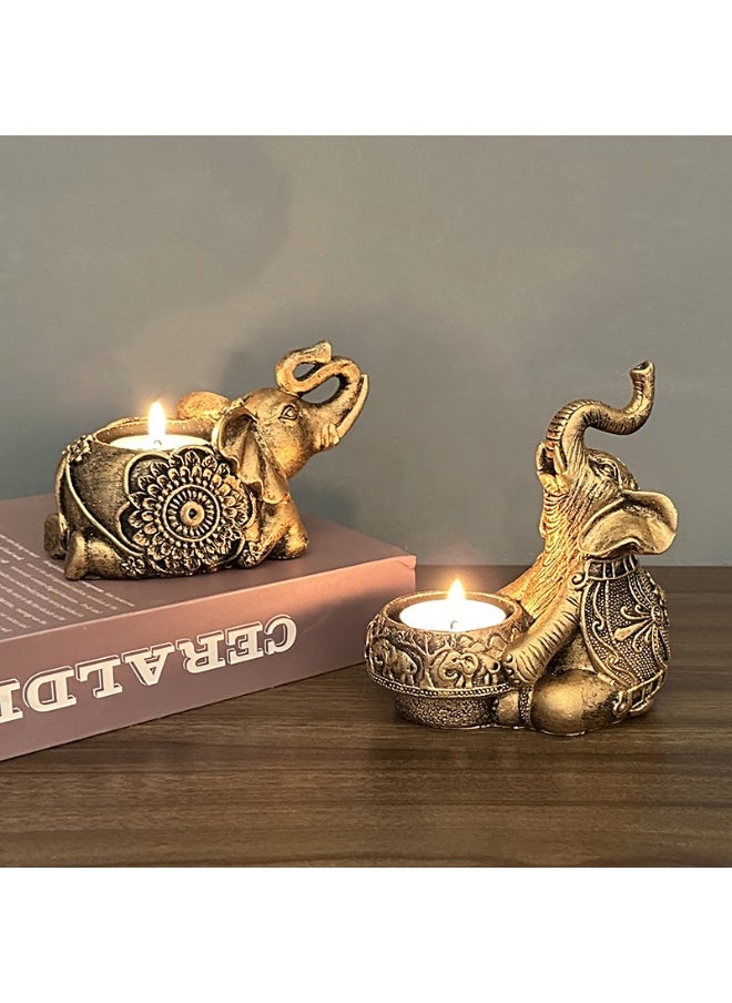 Candle Holder Animal Elephant Shape Resin Incense Burner