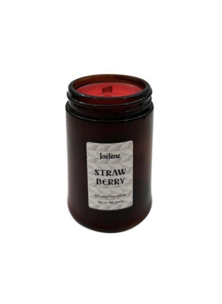 strawbrry scented candle joelene