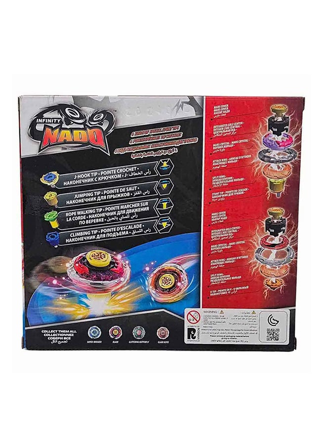 Infinity Nado Athletic Series Blade Spinning Top with Launcher Set